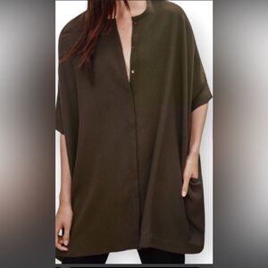 Aritzia Olive Green Tunic Top